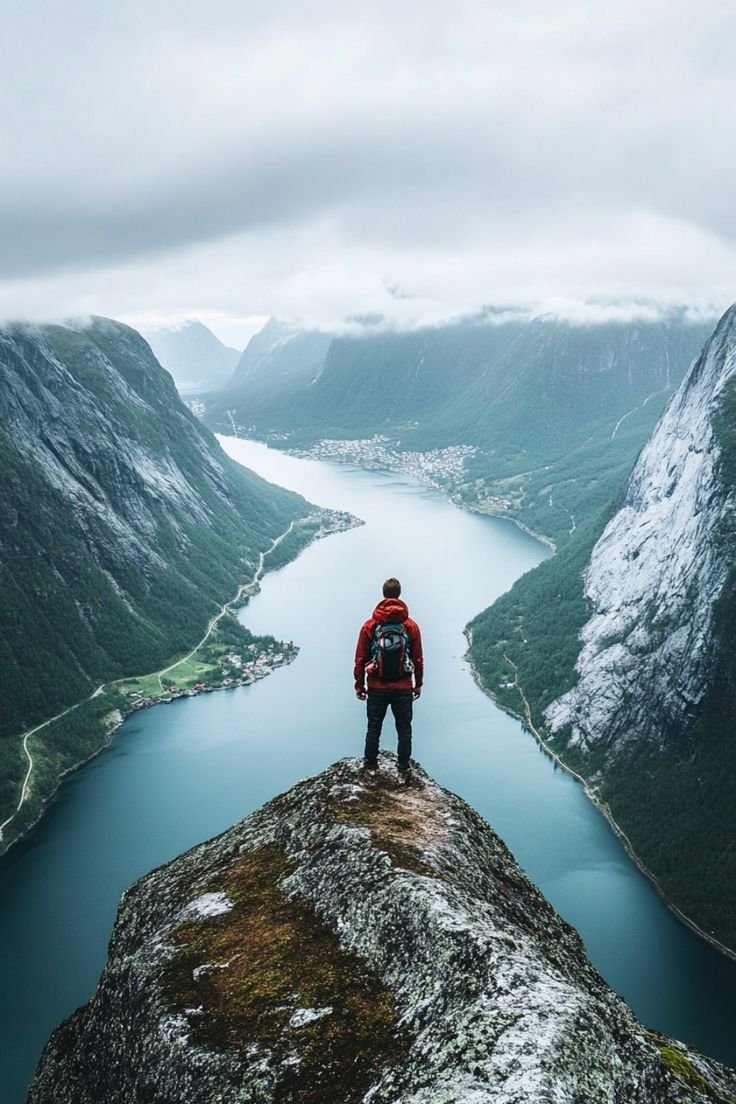 Exploring the Fjords in Norway